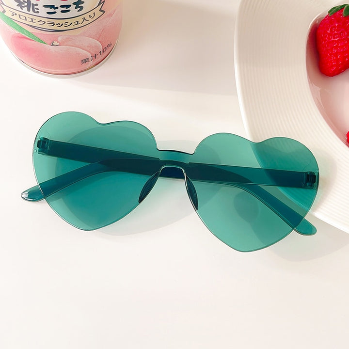 Female Fashion Colors Polarized Heart Shape Party Sunglasses - Robust Quality Store