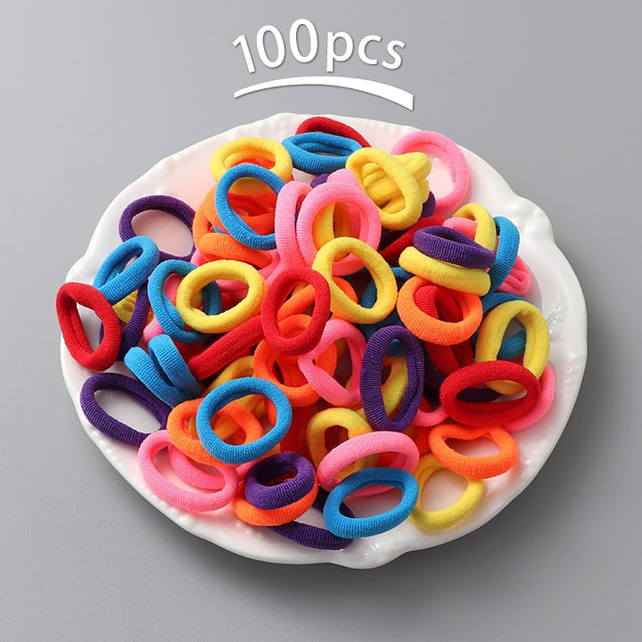 Kids Hair bands | Girls Candy Color Elastic Rubber Band - Robust Quality Store