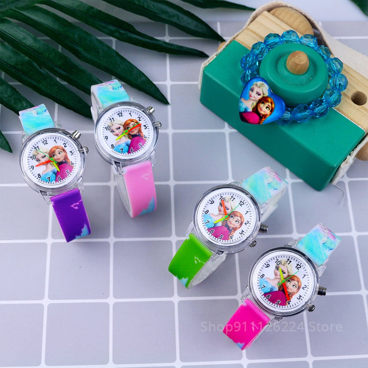 Fashion Cartoon Flash Light Watch - Robust Quality Store