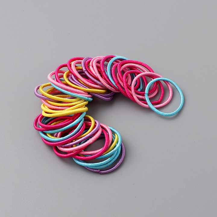 Kids Hair bands | Girls Candy Color Elastic Rubber Band - Robust Quality Store