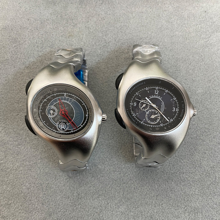 Middle-aged Y2k Original Non-mechanical Watch Twisted Retro Fashion High-end Ins Niche Quartz Watch