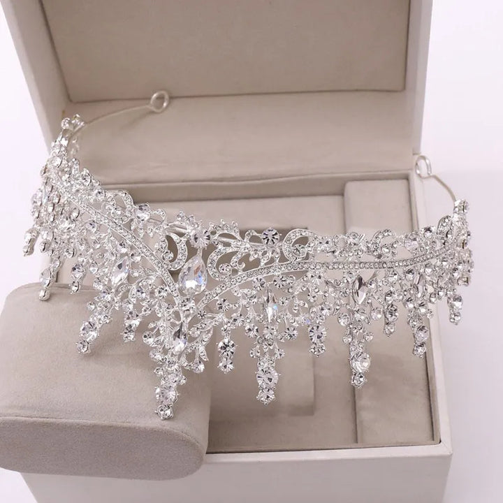 Luxury Silver Crystal Bridal Jewelry Set - Robust Quality Store