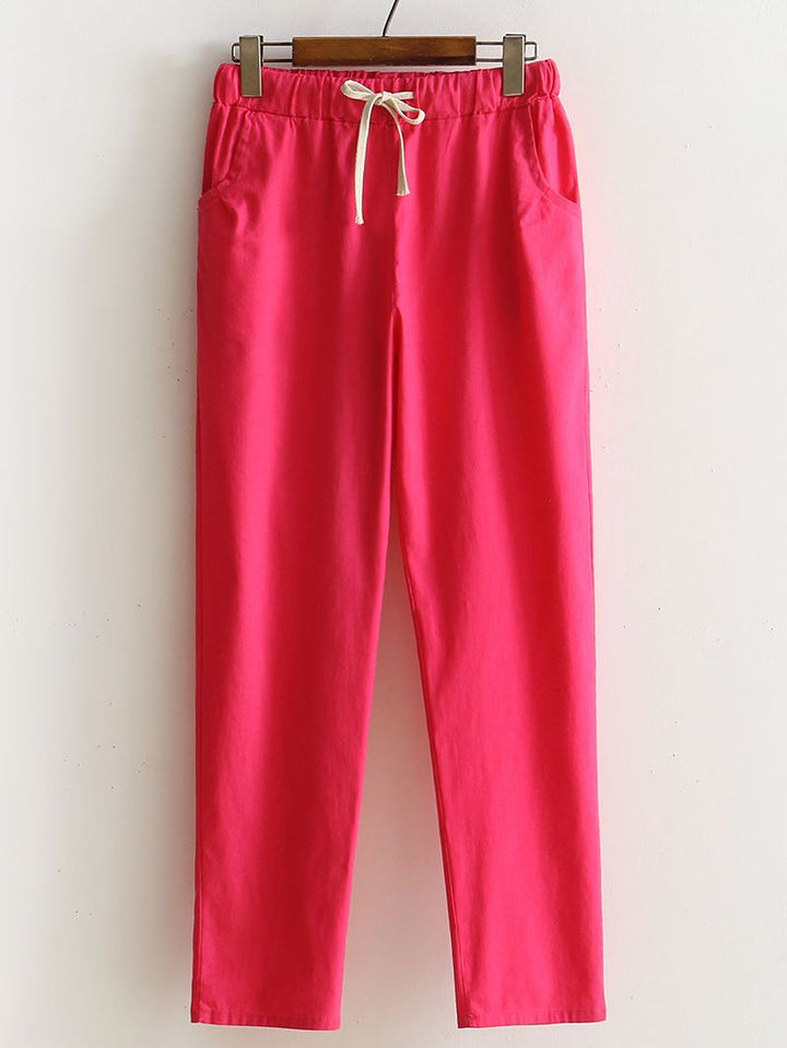 Women Pants Spring Summer | Harem Pants Cotton Linen - Robust Quality Store