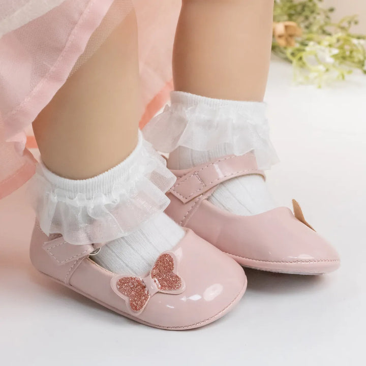 Princess Baby Rubber Sole Shoes - Robust Quality Store