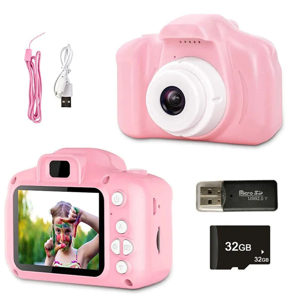 Children's Waterproof 1080P HD Screen Camera - Kids Photography Toy