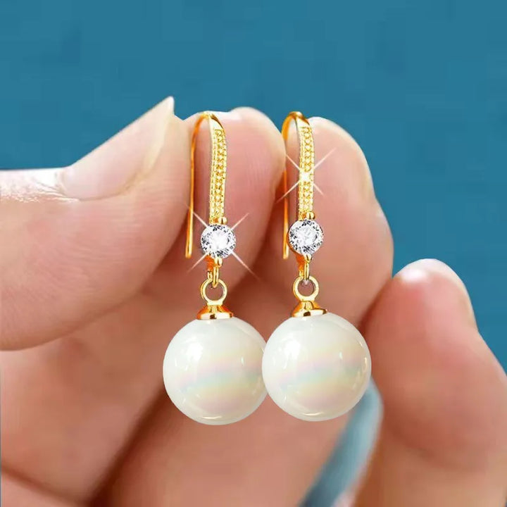 Elegant Water Drop Pearl Earrings - Wedding Jewelry | Birthday Gifts