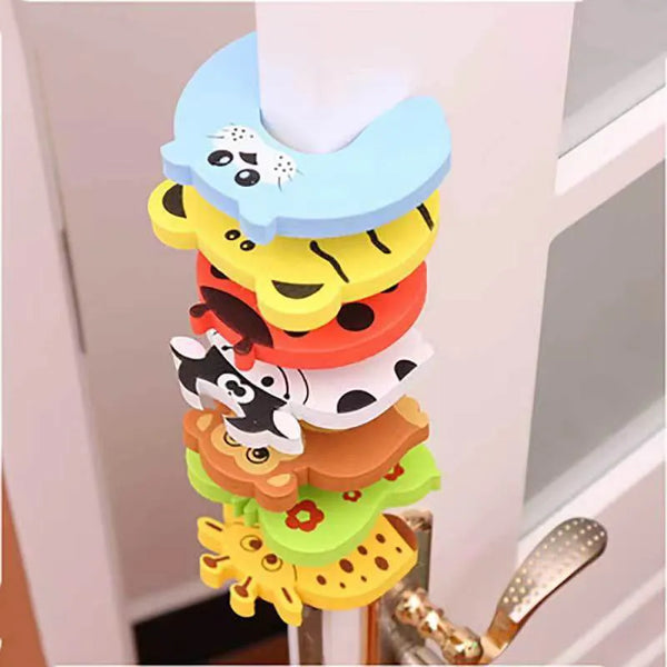 Baby Safety Door Stopper - Cute Animal Design Finger Protector