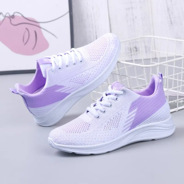 Women's Lightweight Running Shoes – Breathable Mesh Sport Sneakers