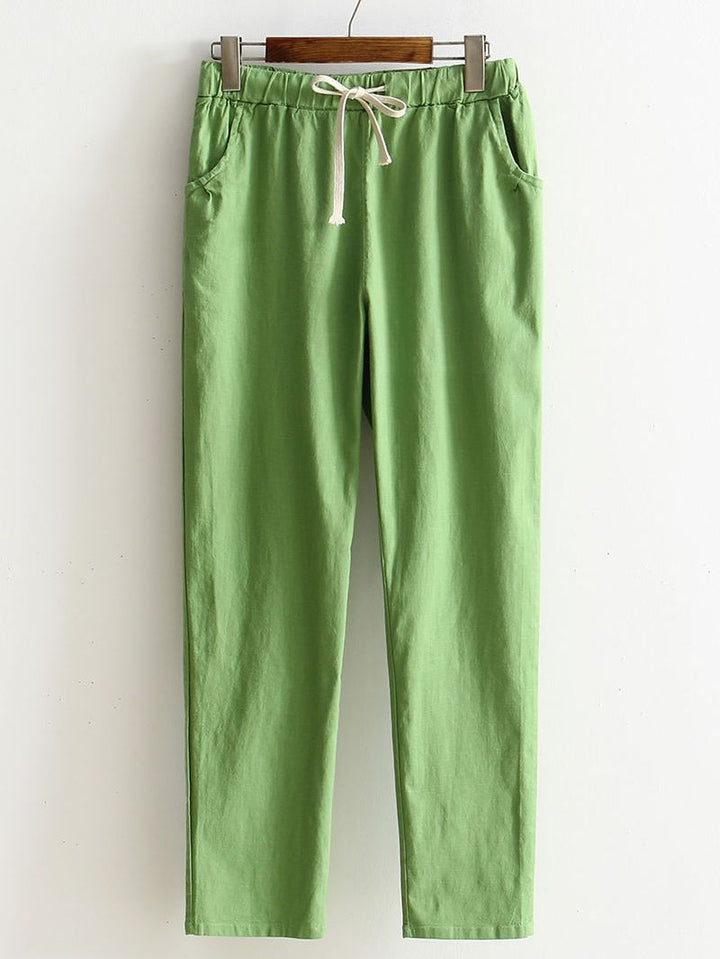 Women Pants Spring Summer | Harem Pants Cotton Linen - Robust Quality Store