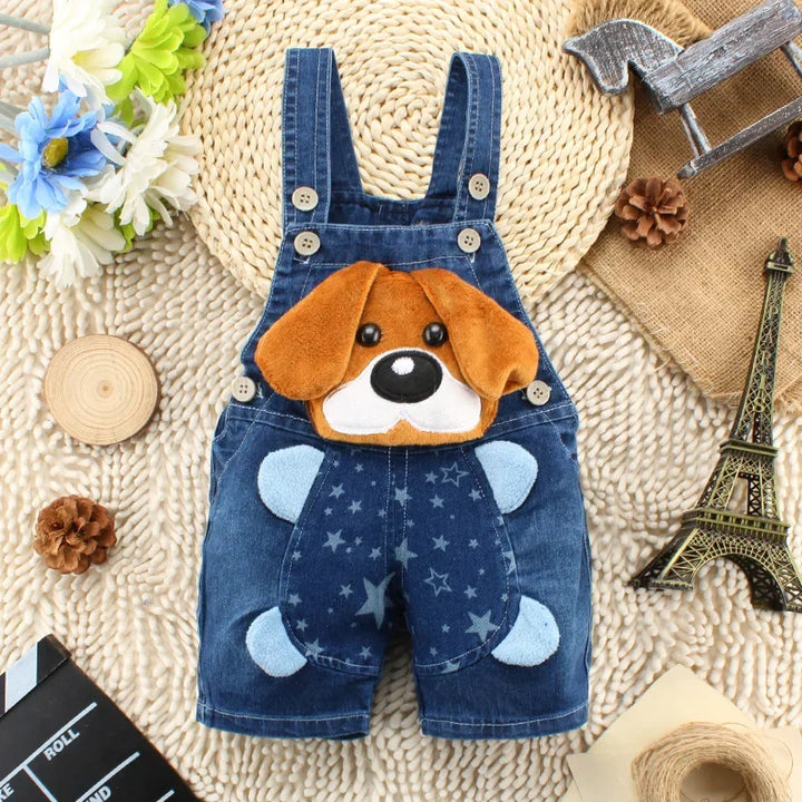 Summer Cool Playsuit Clothes for Toddlers & Infants - Denim Jumpers