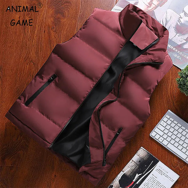 Men's Cotton Vest Parkas Casual