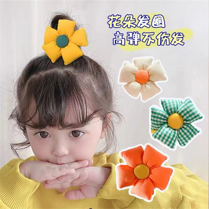 Lovely Cartoon Flowers Butterfly Elastic Hair Bands - Robust Quality Store