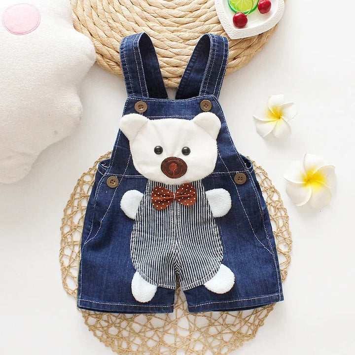 Summer Cool Playsuit Clothes for Toddlers & Infants - Denim Jumpers