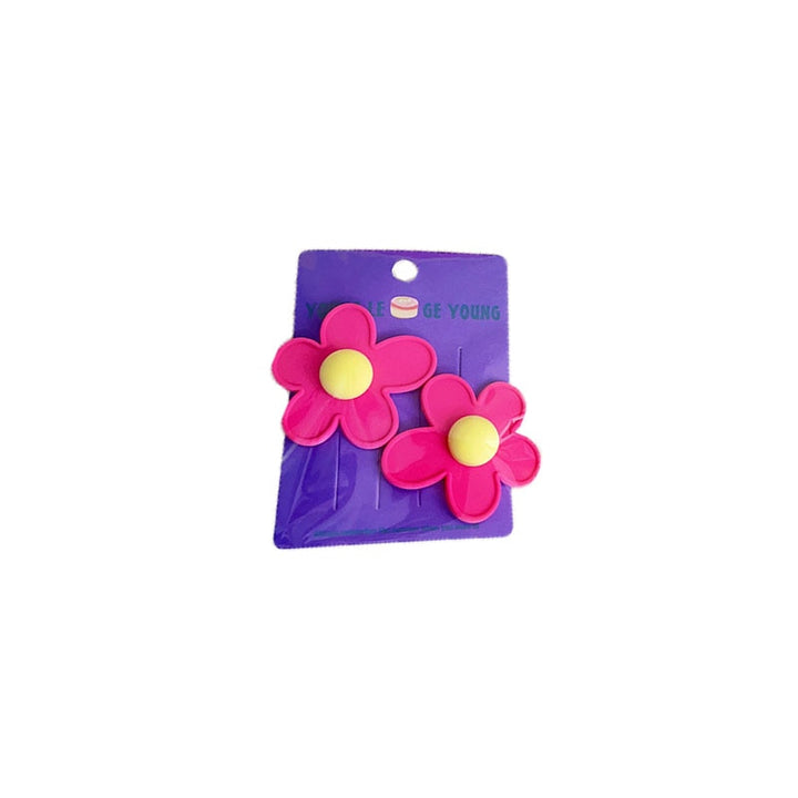 Korean Cute Colorful Flower Hairpin | Hairgrip Hair Clips - Robust Quality Store