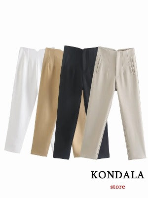 Fashion Trousers Office Wear Straight Pants - Robust Clothing Store