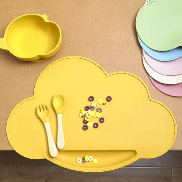 Silicone Cloud Shape Baby Feeding Placemat 1pc - Robust Clothing Store