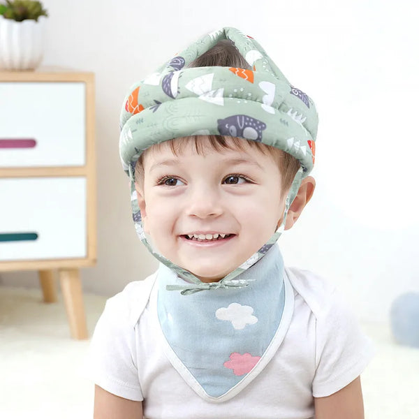 Baby Safety Helmet - Adjustable, Soft, and Protective Headgear