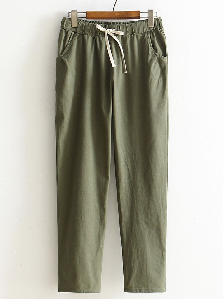 Women Pants Spring Summer | Harem Pants Cotton Linen - Robust Quality Store