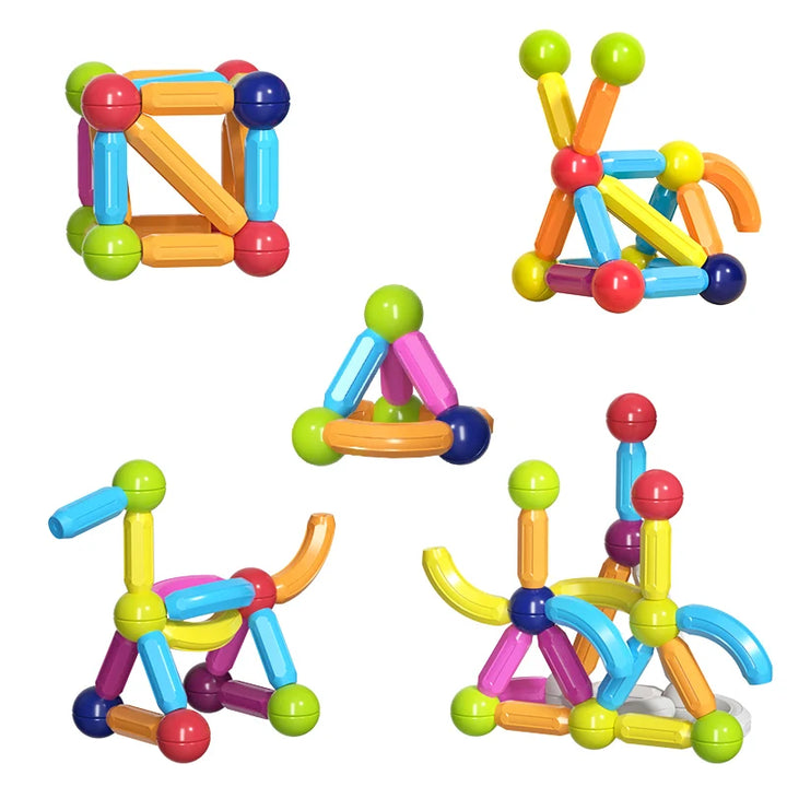 Kids Magnetic Construction Set: Balls & Stick Building Blocks - Robust online store