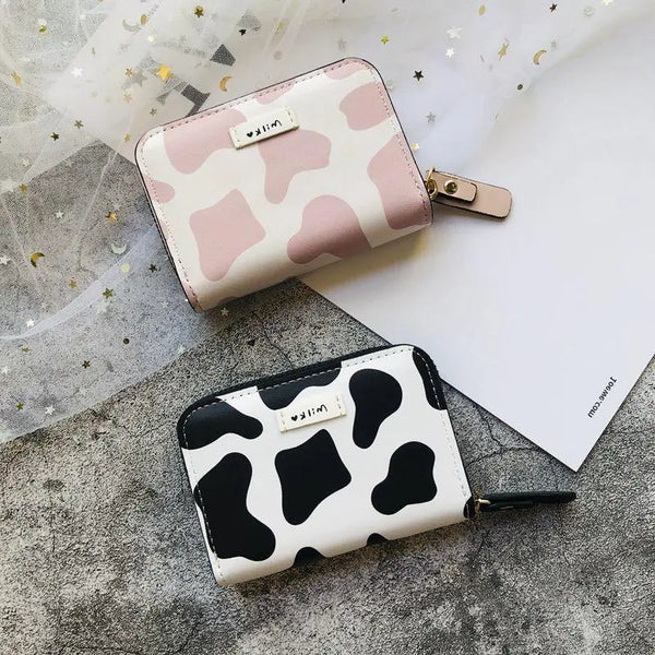 Cute Cow Pattern Coin Purse for Women