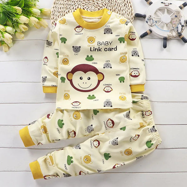 Kids Cotton Cartoon Pants Sleepwear Clothing