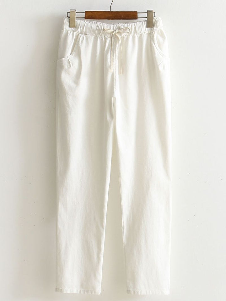 Women Pants Spring Summer | Harem Pants Cotton Linen - Robust Quality Store