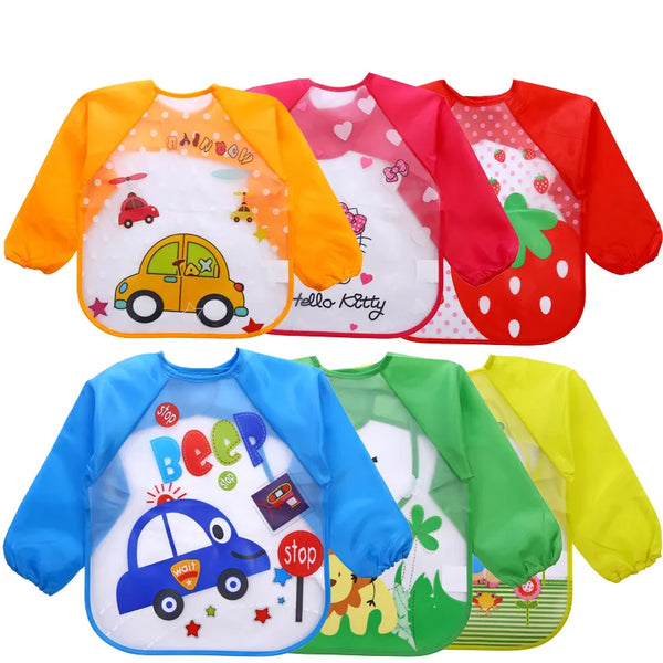 Waterproof Bandana Full Sleeved Bibs for Baby