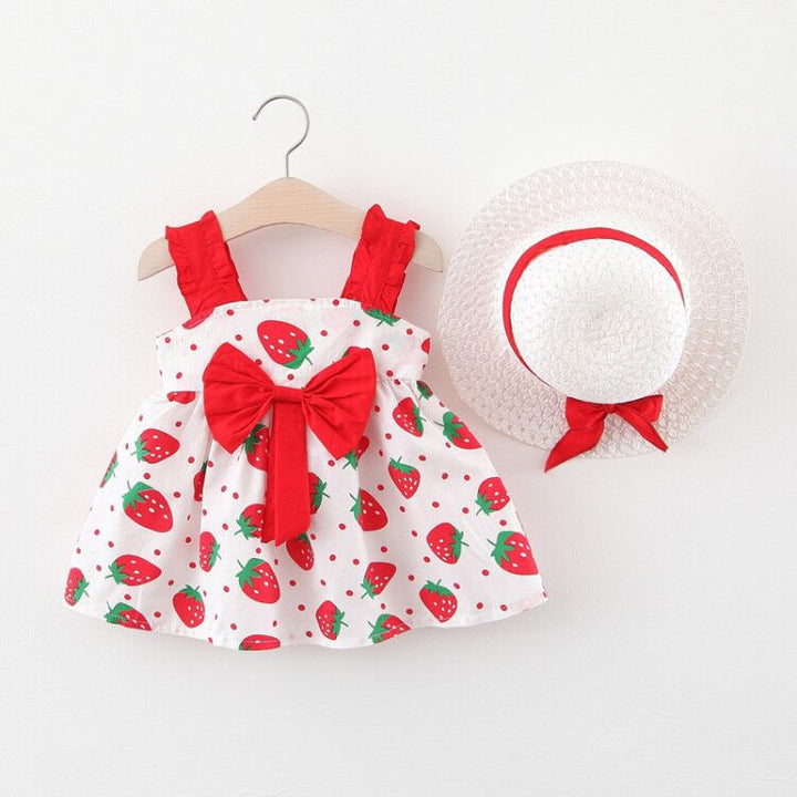 Princess Summer Dress 2pcs with Flower Decorator - Robust Quality Store