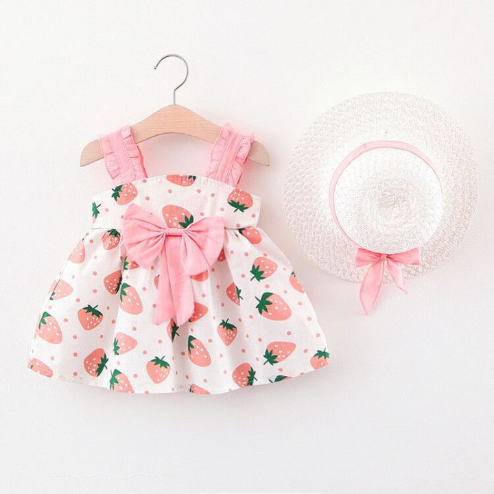 Princess Summer Dress 2pcs with Flower Decorator - Robust Quality Store