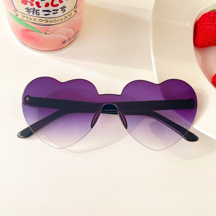 Female Fashion Colors Polarized Heart Shape Party Sunglasses - Robust Quality Store