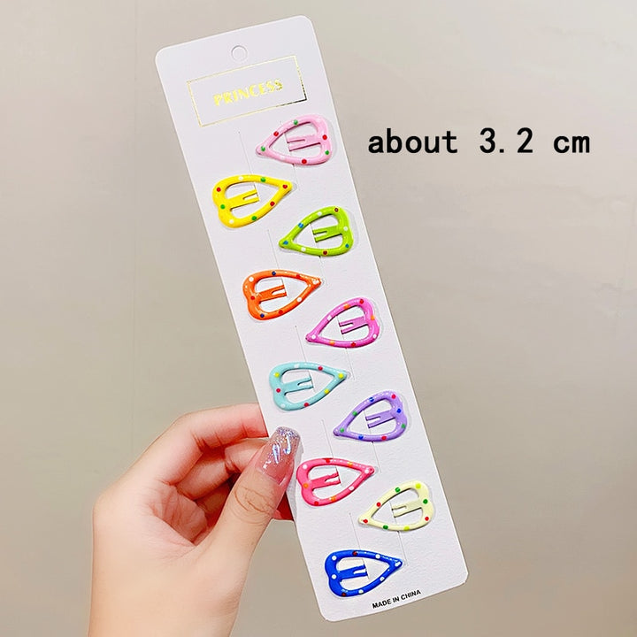 Kids Hair Pins Accessories Cute Colorful Star Clips For Girls & Children - Robust Quality Store