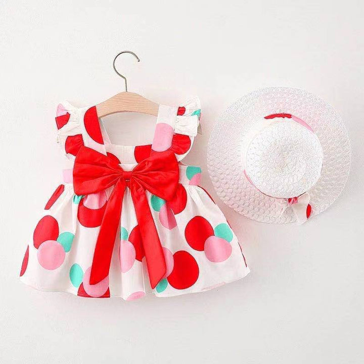 Princess Summer Dress 2pcs with Flower Decorator - Robust Quality Store