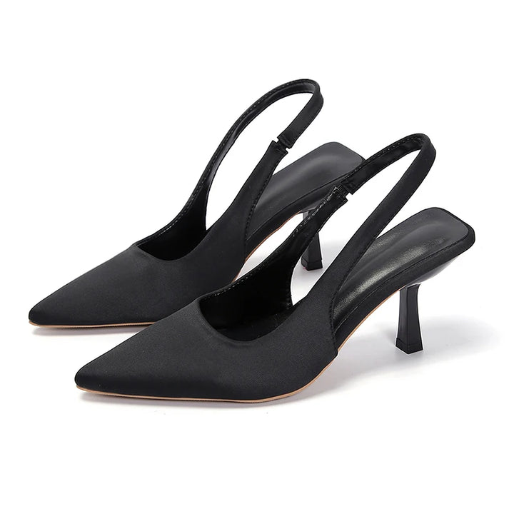 Pointed Toe Stiletto Heel Sling Back Sandals - Women's Pump Shoes - Robust Shoes Store