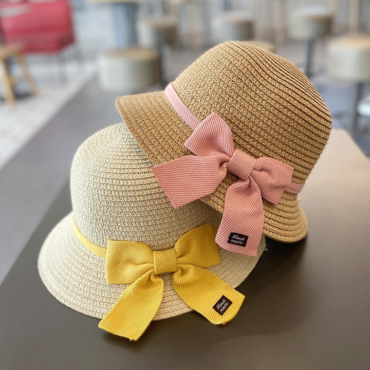 Kids Sun Hat | New Straw Bag Cap Set - Robust Quality Store