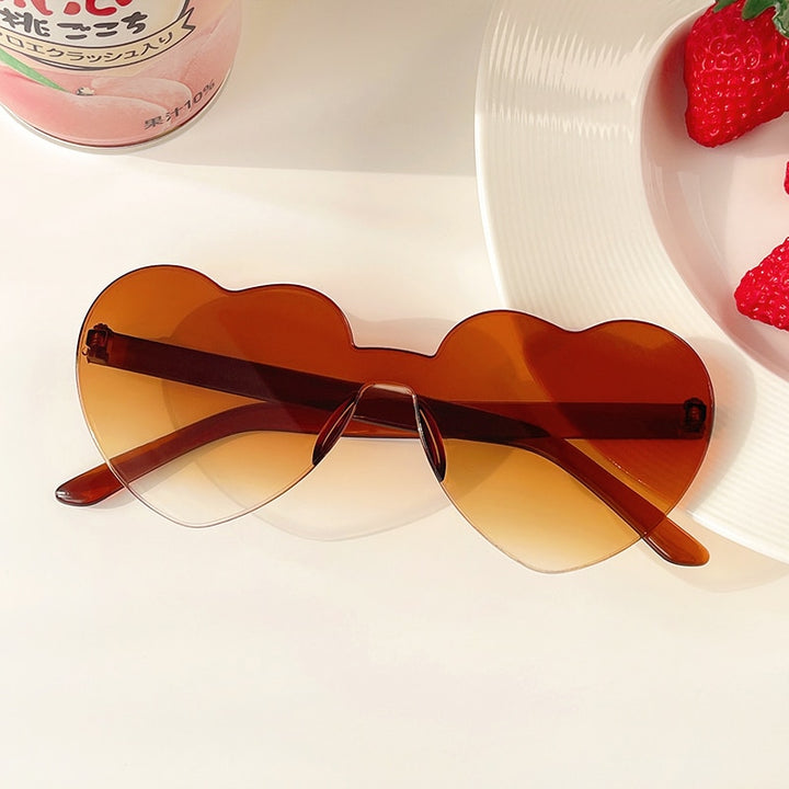 Female Fashion Colors Polarized Heart Shape Party Sunglasses - Robust Quality Store