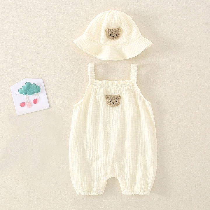 Summer Baby Clothes Set With Cap Toddler - Robust Quality Store