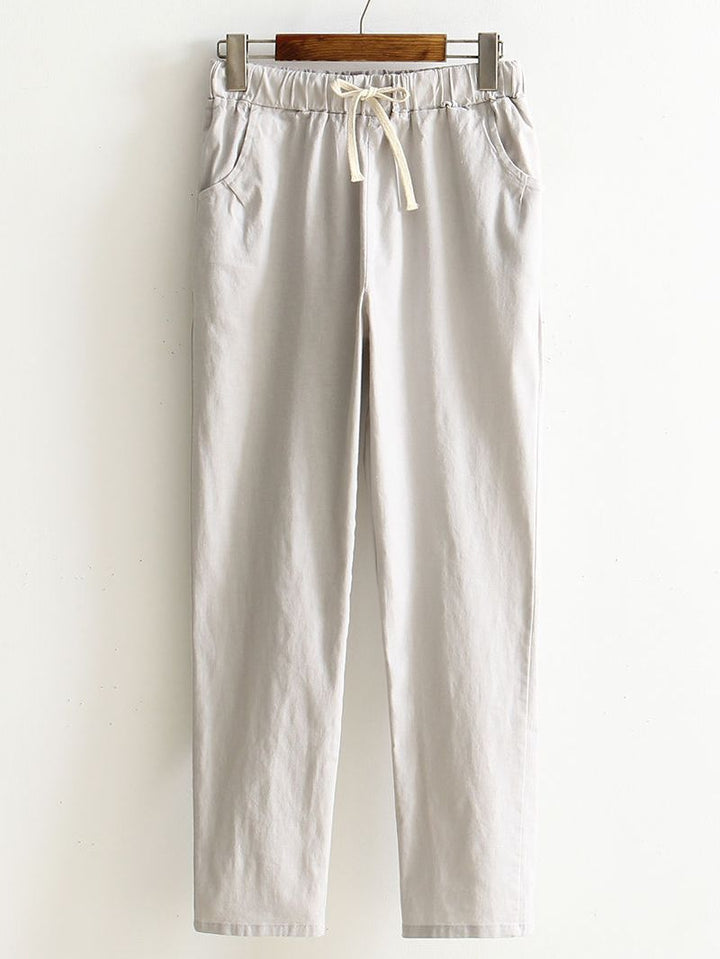 Women Pants Spring Summer | Harem Pants Cotton Linen - Robust Quality Store