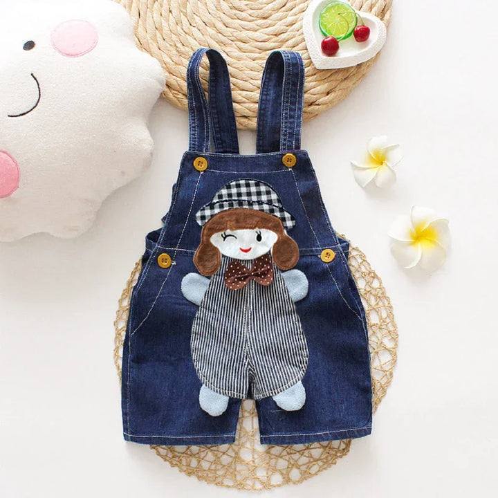 Summer Cool Playsuit Clothes for Toddlers & Infants - Denim Jumpers