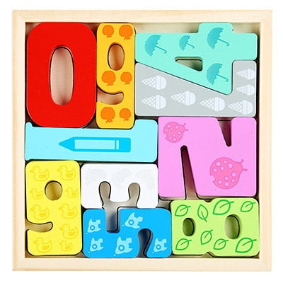 Kids Colorful 3D Puzzle | Wooden Toys High Quality Tangram Math Jigsaw Game - Robust Quality Store