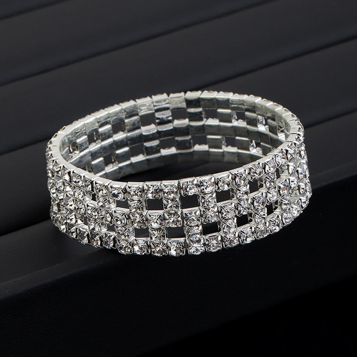 Luxury Crystal Rhinestone Stretch Elastic Wristband Bracelets - Robust Quality Store