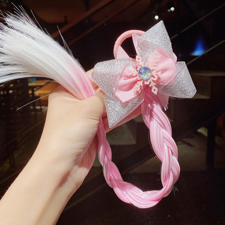 Girls Cute Cartoon Bow Butterfly Colorful Braid - Robust Quality Store