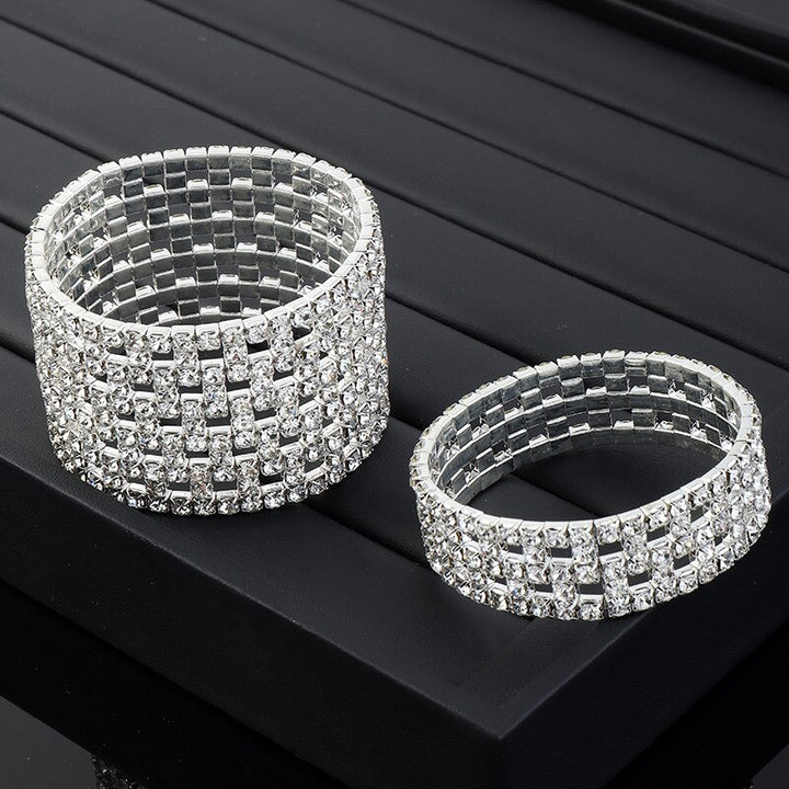 Luxury Crystal Rhinestone Stretch Elastic Wristband Bracelets - Robust Quality Store