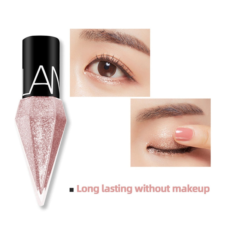 Pigment Silver Rose Gold Liquid Glitter Eyeliner - Robust Quality Store