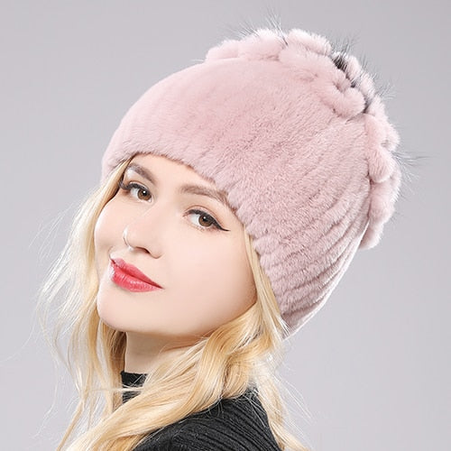 Winter Rabbit Elastic Knitted Caps - Robust Quality Store