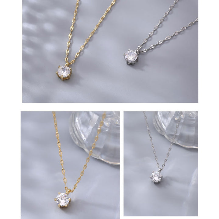 925 Sterling Silver AAA Zircon Choker Necklaces | Female Fashion - Robust Quality Store