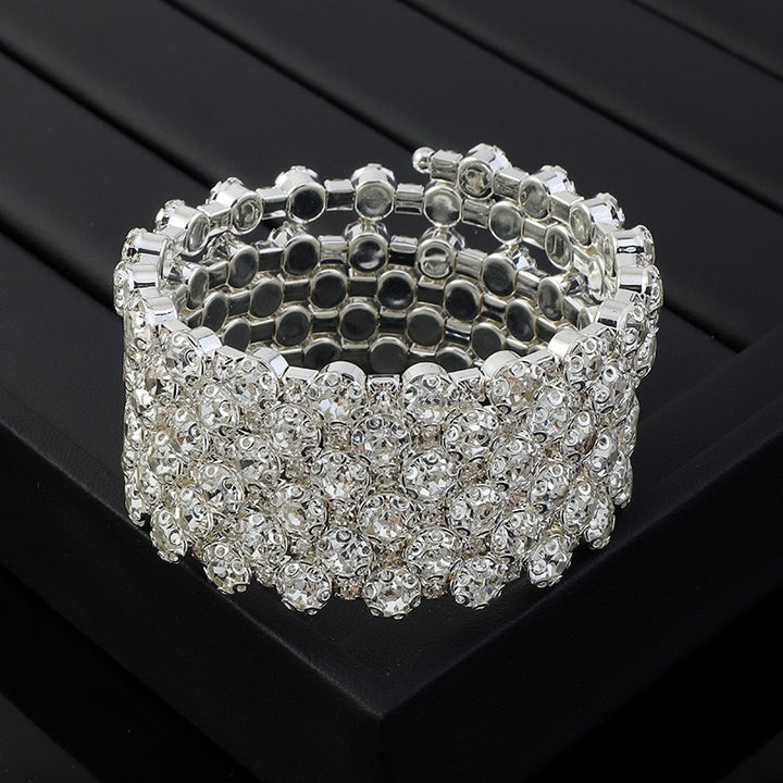 Luxury Crystal Rhinestone Stretch Elastic Wristband Bracelets - Robust Quality Store