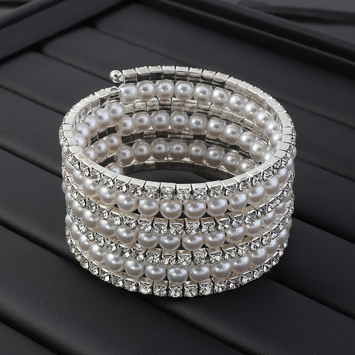 Luxury Crystal Rhinestone Stretch Elastic Wristband Bracelets - Robust Quality Store