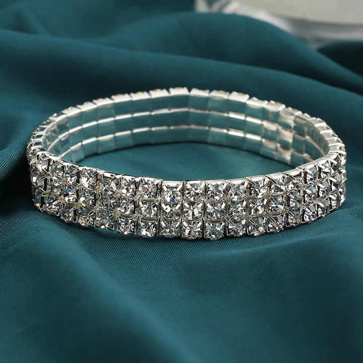 Luxury Crystal Rhinestone Stretch Elastic Wristband Bracelets - Robust Quality Store