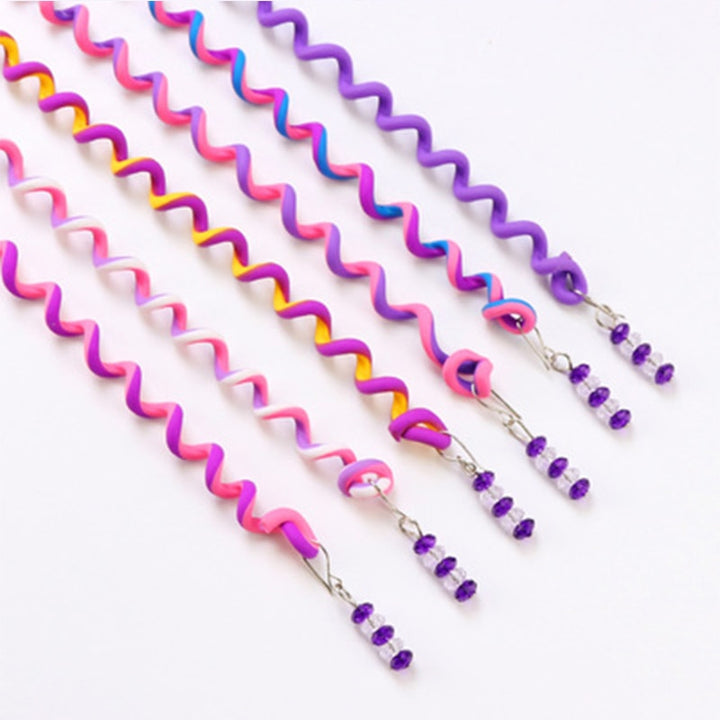 Cute Colorful Crystal Long Spiral Headbands - Robust Quality Store