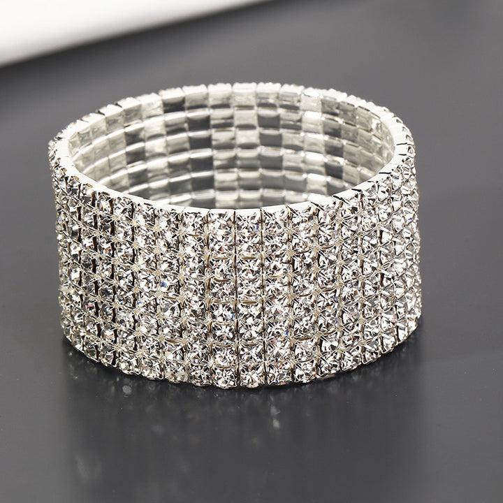 Luxury Crystal Rhinestone Stretch Elastic Wristband Bracelets - Robust Quality Store